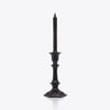 Harcourt Candlestick Candle - Black | Baccarat