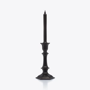 Harcourt Candlestick Candle - Black | Baccarat