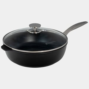 CHD Nonstick Saute Pan with Glass Lid - 4.3 qt