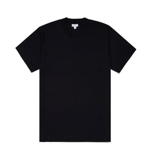 Sunspel Relaxed Fit Heavyweight T-Shirt Black