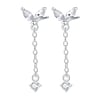 Waterdrop Stud Earrings Sterling Silver