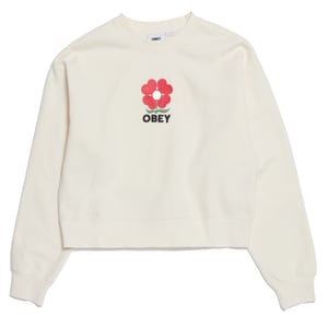 Obey Womens Amelia Crew Unbleached