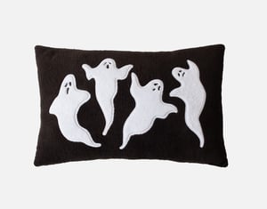 QE Home Halloween Cushion in Fright Night, Seasonal, Black