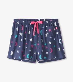 Women's Starry Night Polyknit Pajama Shorts