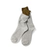 Rototo Double Face Crew Sock Olive / Gray
