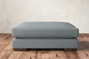nkuku Guddu Dining Footstool | Make To Order | Grand | Recycled Cotton Horizon