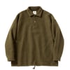 Jackman Wool HIMO Polo Knit Olive