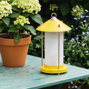 Medium Stefan rechargeable lantern in Sand by the Novogratz