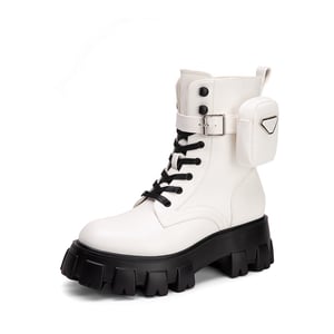DREAM PAIRS Chunky Lace up Ankle Boots