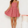 Softly Stunning Mini Dress Rose