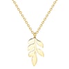 Pretty Leaf Necklace Gold