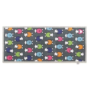 Marra Grey Herdy Washable Runner - 65x150cm