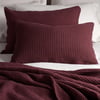 Beetroot Big Waffle 100% Cotton Throw