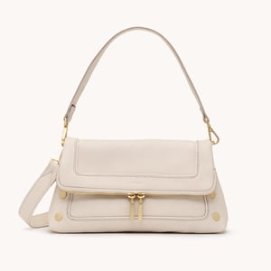 Hammitt Beverly Catamaran Cream Brushed Gold Med