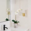 22" Artificial White Phalaenopsis Orchids