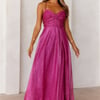 Glitter Goddess Maxi Dress Pink