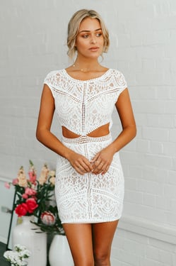 Beach House Dress White