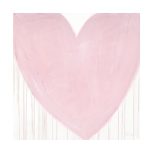 Rare Love Drippy Heart Art Print