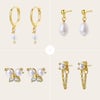 Pearly Earring Set