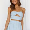 So Particular Crop Blue