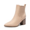 DREAM PAIRS Women   s Sleek Cushioned Ankle Boots