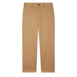 Paul Smith Relaxed-Fit Tan Stretch-Cotton Sateen Trousers Tan