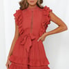 Carry Me On Dress Rust