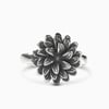Jeulia "Gothic Flower" Sterling Silver Ring