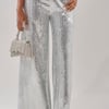 AKIRA Can't Get Enough Rhinestone Trouser Pants | Size 2X