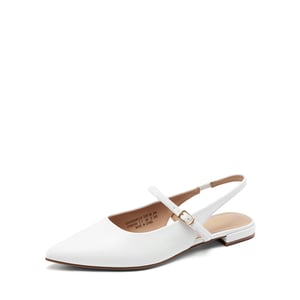 DREAM PAIRS Women   s Pointed Toe Slingback Flats