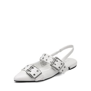 DREAM PAIRS Buckle Straps Slingback Flats