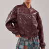 AKIRA Charli Patchwork Bomber Jacket | Size Medium
