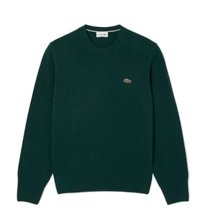 Lacoste Carded Wool Crew Neck Sweater Sinople Green