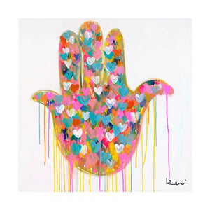 Super Duper Hamsa Art Print
