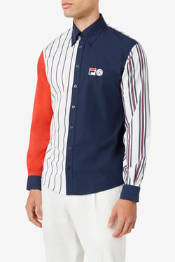 Brooks Brothers X FILA Milano Fit Performance Fun Shirt - XL