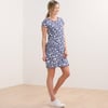 Cici A-Line Dress - Wavy Flowers