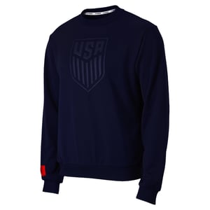 Unisex USSF Puff Print Navy Crewneck Pullover / XL
