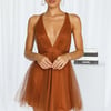 Lovely Cindy Dress Chocolate