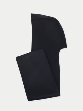 Cashmere Hooded Wrap - One Size / Black / AO0010-1481