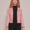Pink Ruffle Suit Jacket