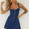 On Vacation Mode Mini Dress Denim