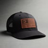 Durango Patriotic Logo Leather Patch Ball Cap