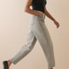 Grey Putney Barrel Leg Jeans