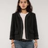 Vintage Tweed Tape Trim Cropped Jacket