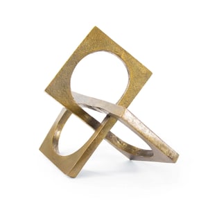 Emil Aluminum Brass Sculpture