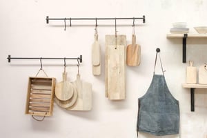 nkuku Laila Hanging Rail | Storage | Large | Steel