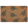 Printed Coir Buzzy Bees Doormat - 60x90cm