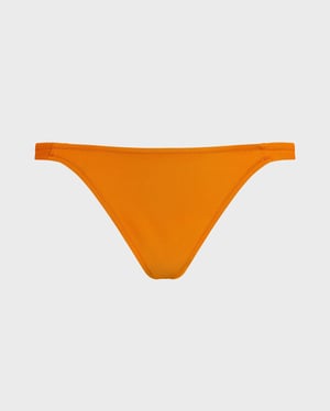 Vilebrequin - Women Tanga Bikini Bottom Solid - Swimwear - Fraz - Orange - Size XL