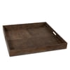 Derby Square Leather Tray   Brown