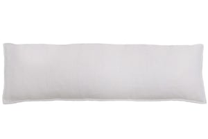 Montauk 18" X 60" Decorative White Body Pillow With Inserts